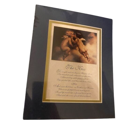 The Kiss Angel Portrait 10 x 8 in Home Decor Decorations - Picture 1 of 8